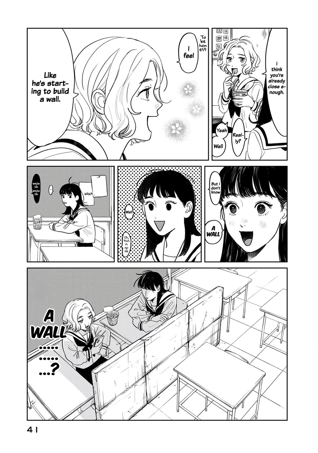Mr. Yano's Ordinary Days Chapter 2 page 6 - Chapter 2: Wall