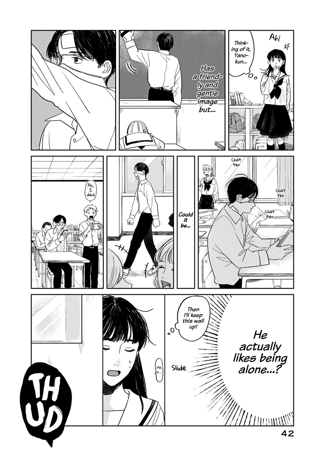 Mr. Yano's Ordinary Days Chapter 2 page 7 - Chapter 2: Wall