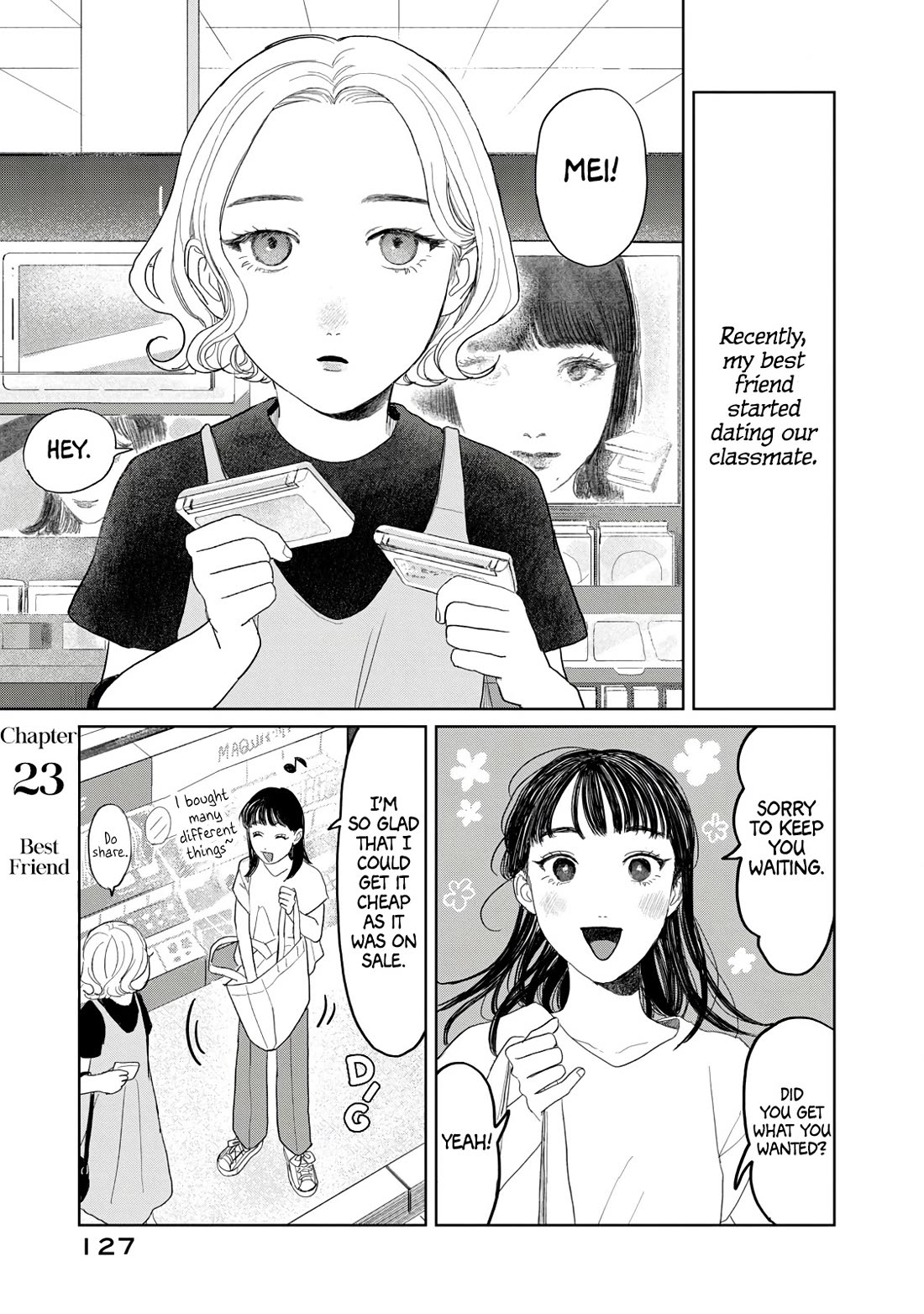 Mr. Yano's Ordinary Days Chapter 23 page 1 - Chapter 23: Best Friend
