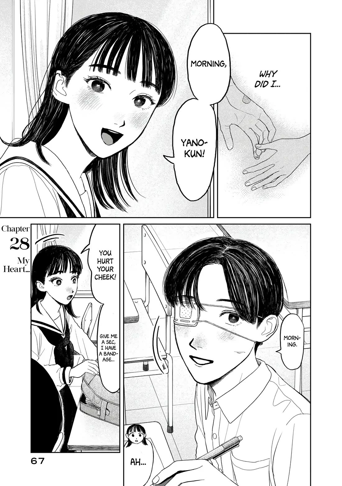 Mr. Yano's Ordinary Days Chapter 28 page 1 - Chapter 28: My Heart...