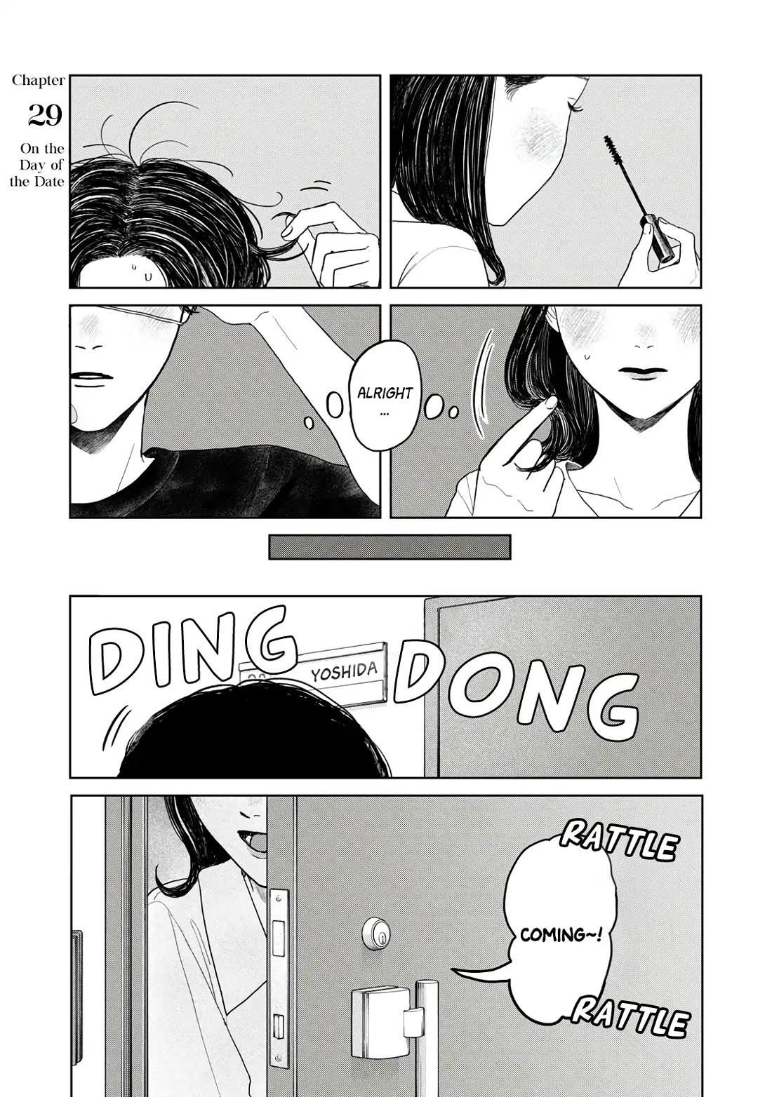 Mr. Yano's Ordinary Days Chapter 29 page 1 - Chapter 29: On the Day of the Date
