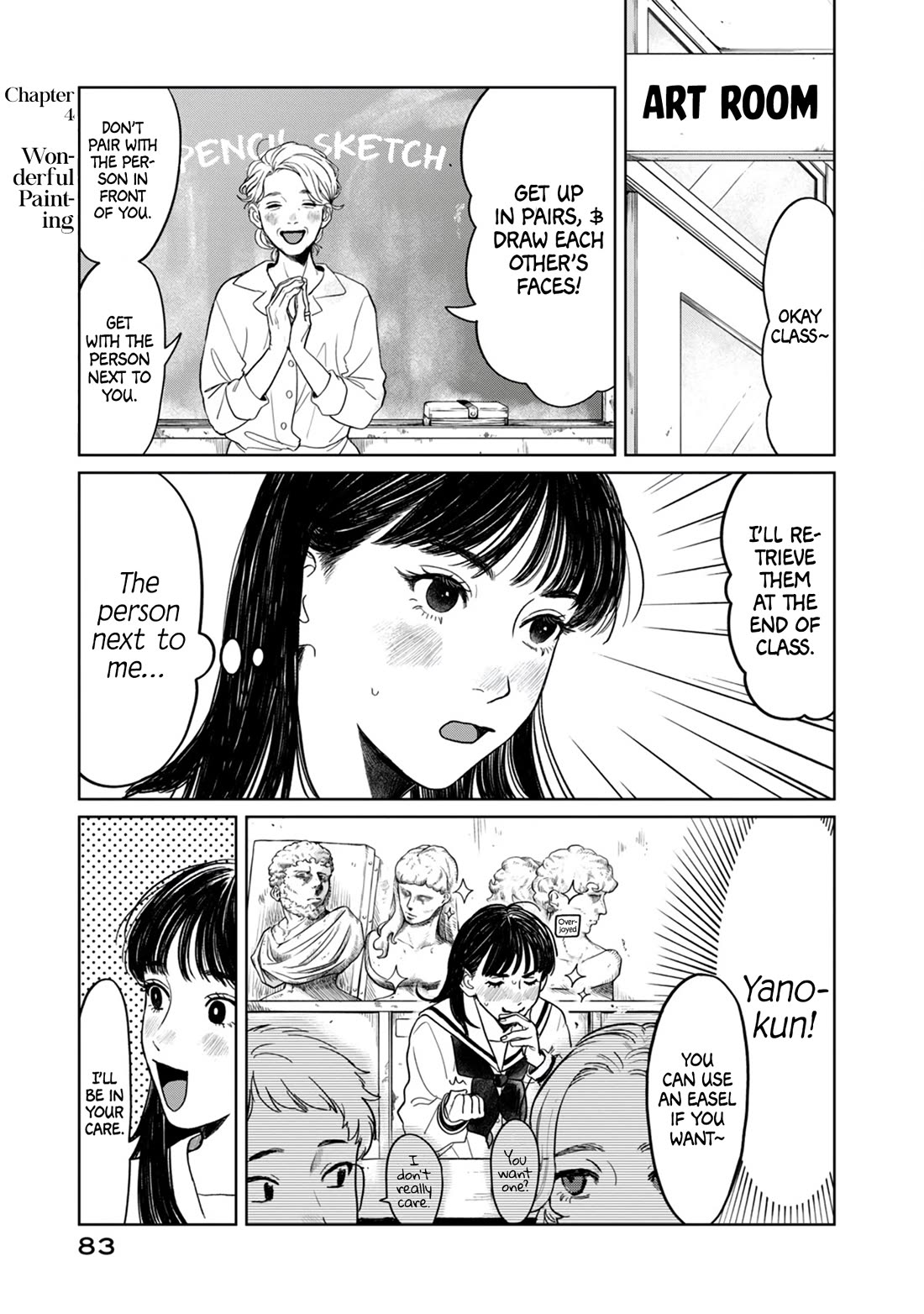 Mr. Yano's Ordinary Days Chapter 4 page 1 - Chapter 4: Wonderful Painting