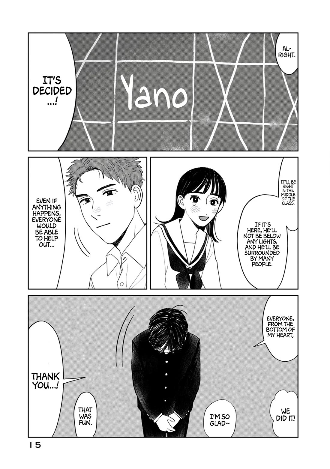 Mr. Yano's Ordinary Days Chapter 9 page 14 - Chapter 9: Next to