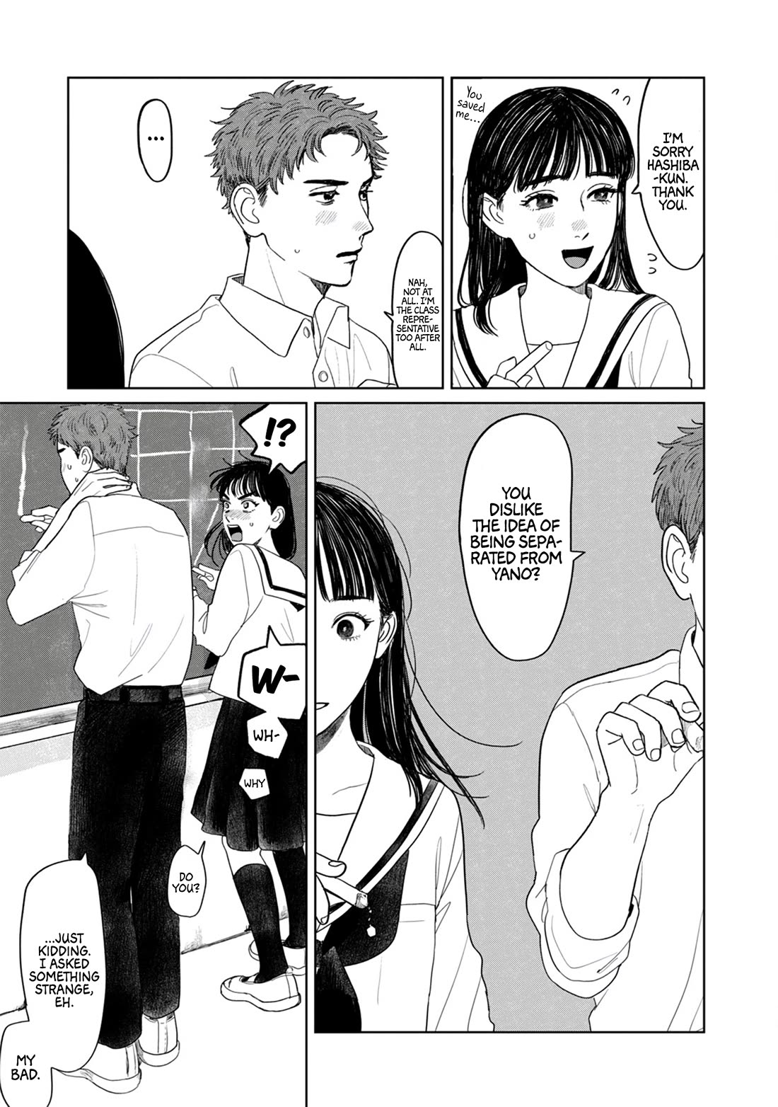 Mr. Yano's Ordinary Days Chapter 9 page 8 - Chapter 9: Next to