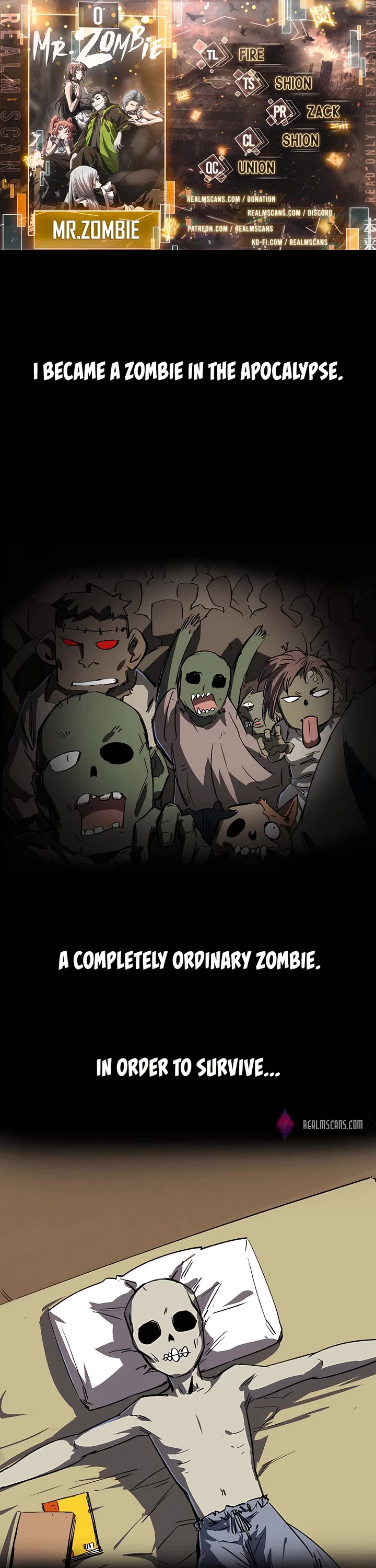 Mr. Zombie Chapter 0 page 1 - Chapter 0