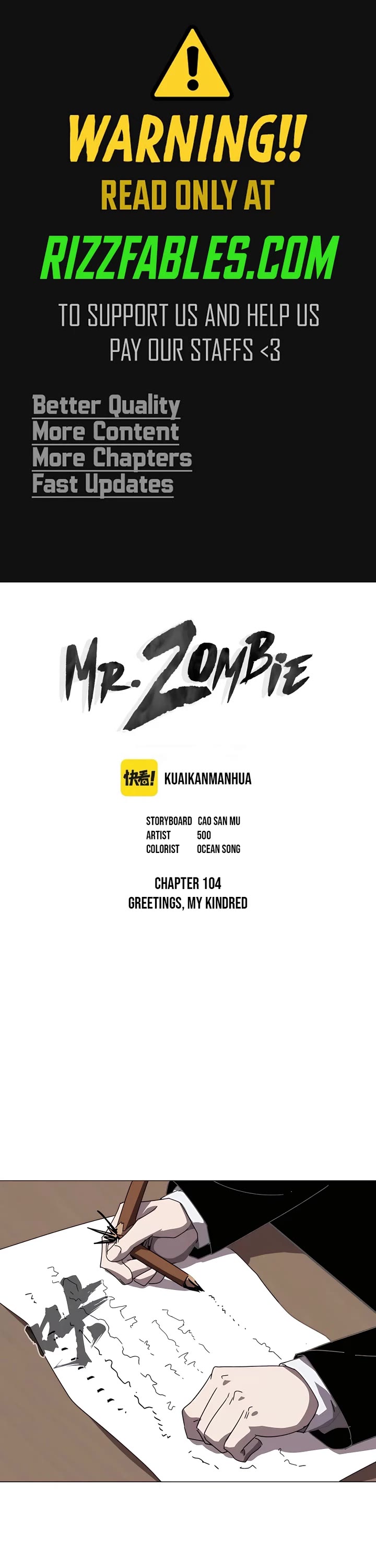 Mr. Zombie Chapter 104 page 1 - Chapter 104