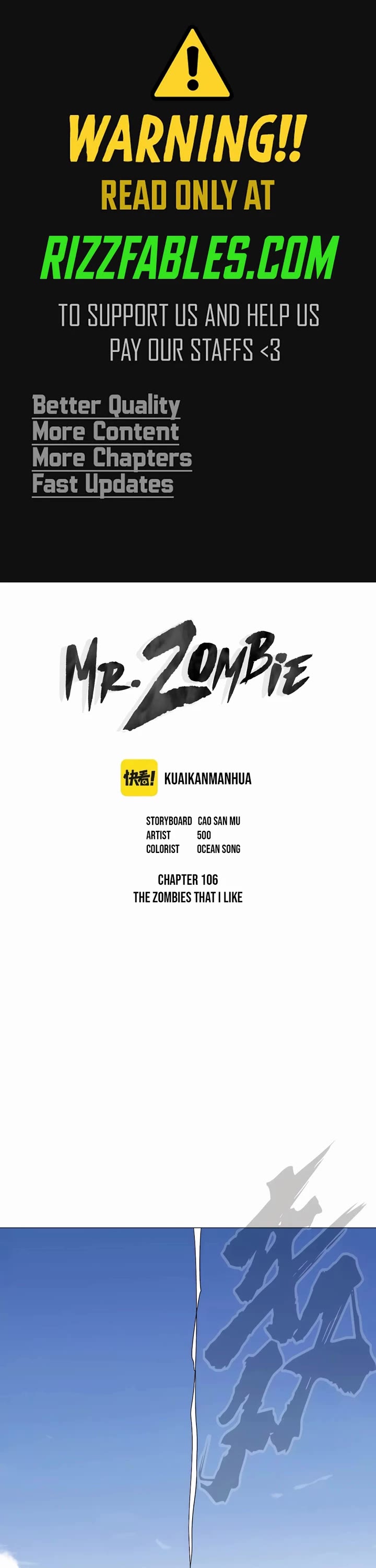 Mr. Zombie Chapter 106 page 1 - Chapter 106