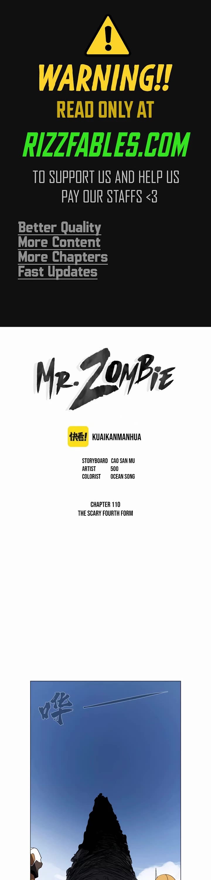 Mr. Zombie Chapter 110 page 1 - Chapter 110