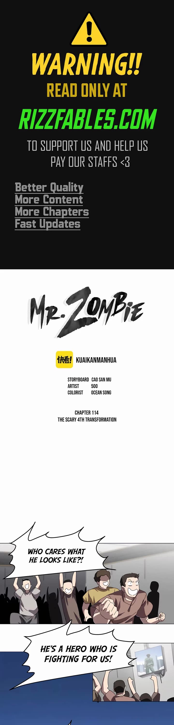 Mr. Zombie Chapter 114 page 1 - Chapter 114