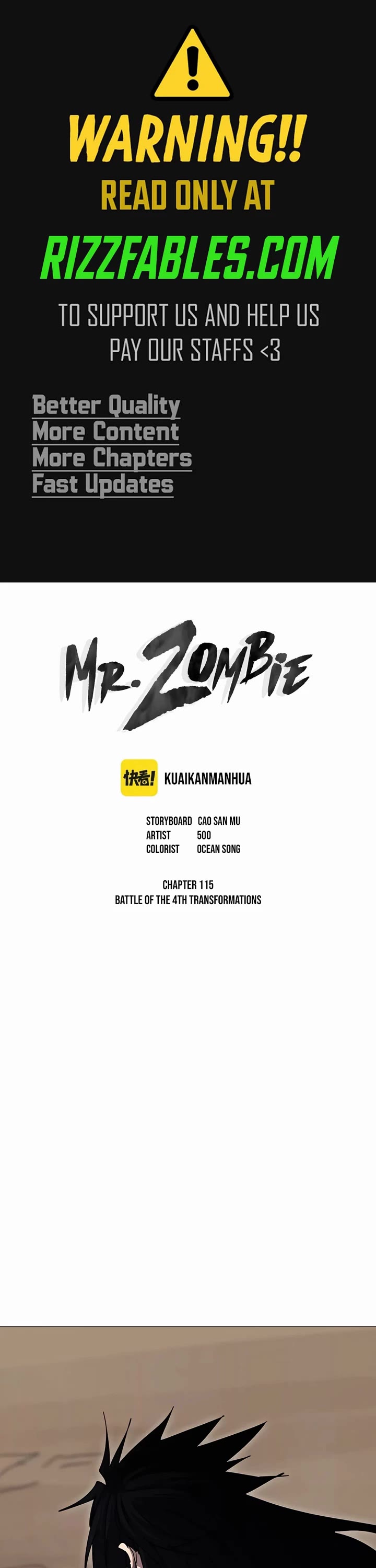 Mr. Zombie Chapter 115 page 1 - Chapter 115