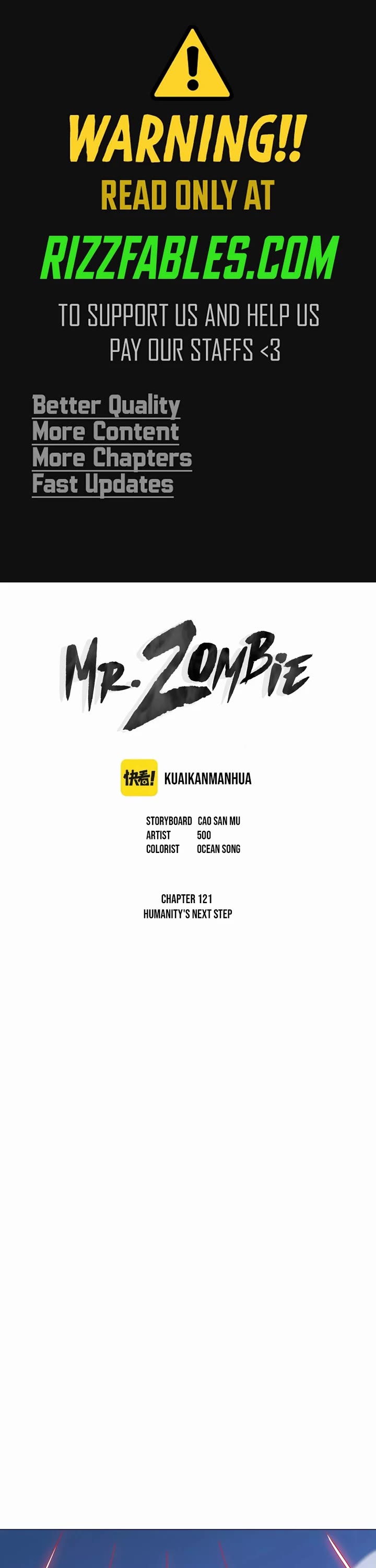 Mr. Zombie Chapter 121 page 1 - Chapter 121