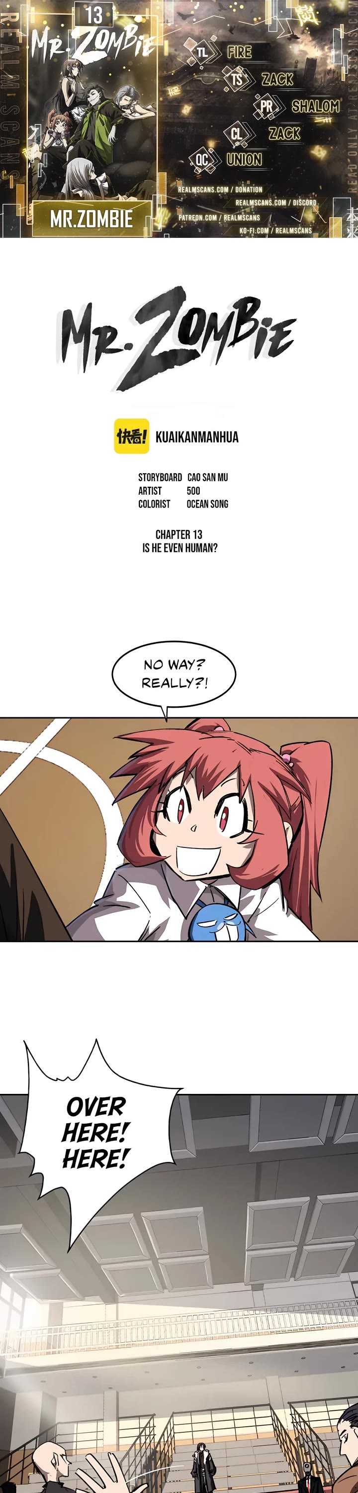 Mr. Zombie Chapter 13 page 1 - Chapter 13