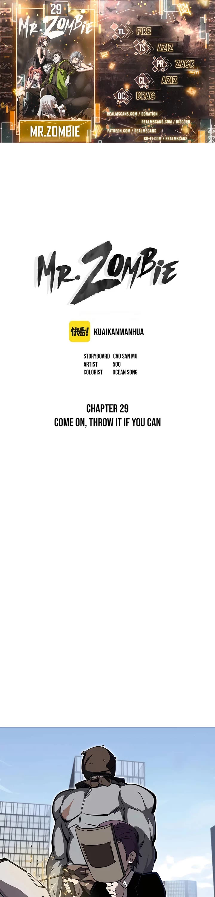 Mr. Zombie Chapter 29 page 1 - Chapter 29