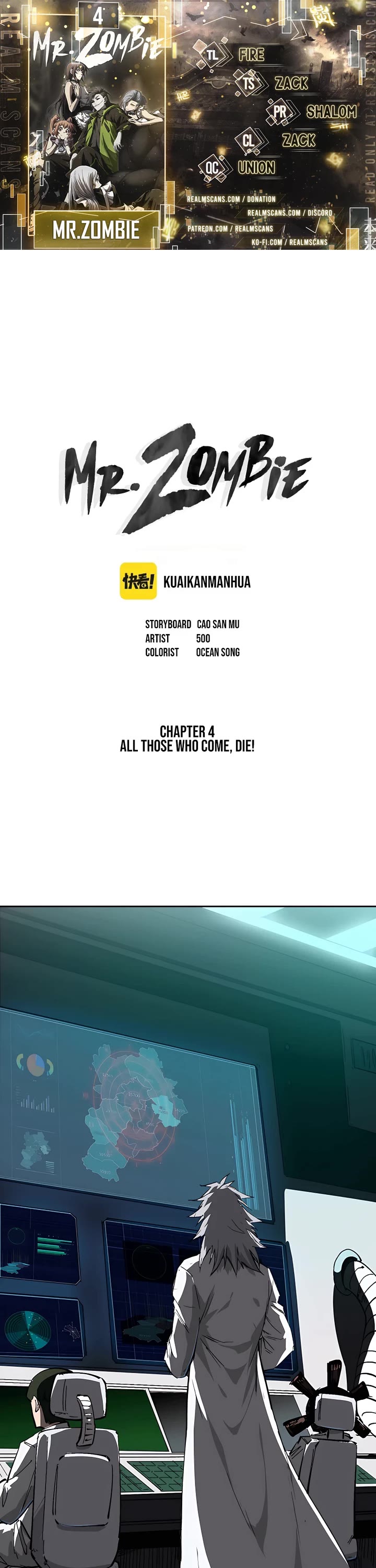 Mr. Zombie Chapter 4 page 1 - Chapter 4