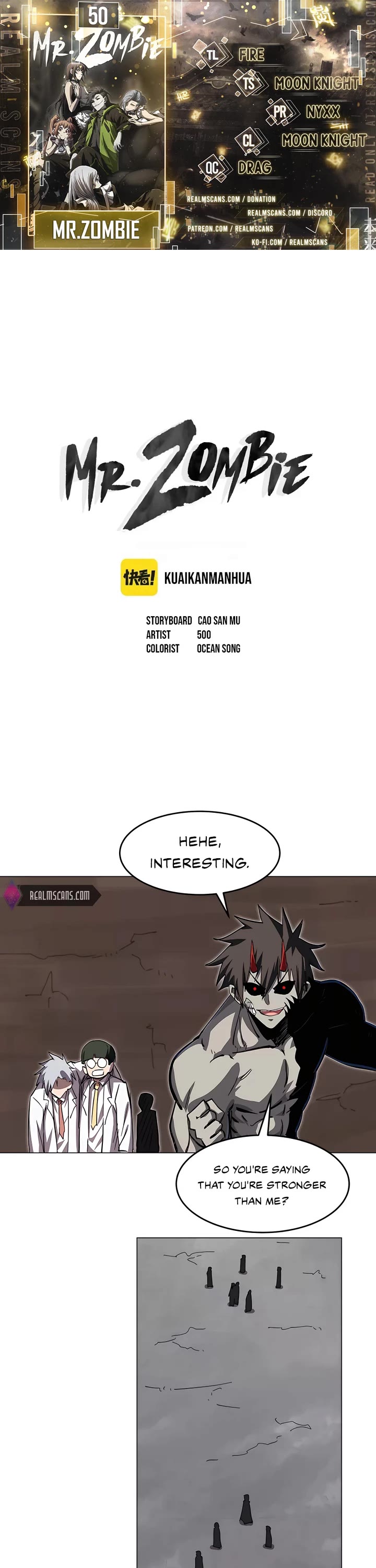 Mr. Zombie Chapter 50 page 1 - Chapter 50