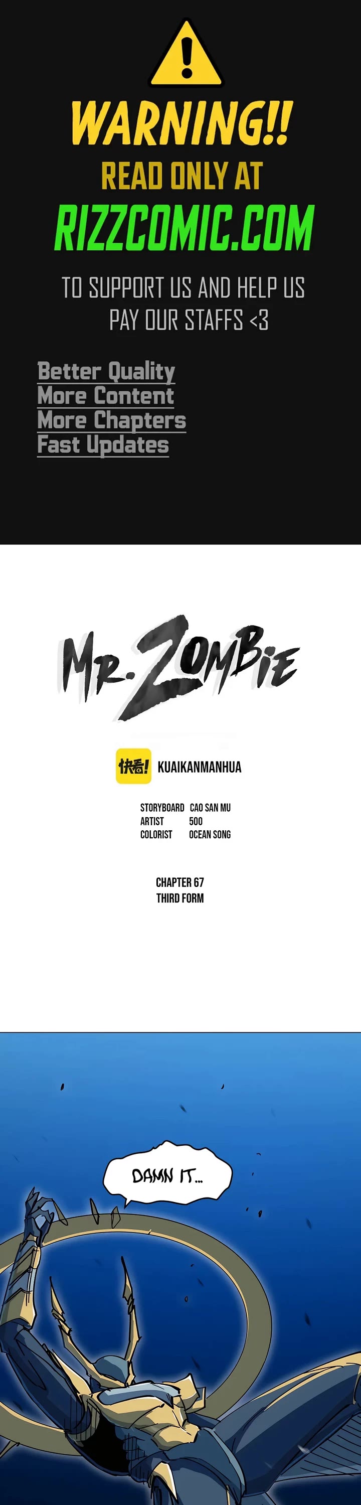 Mr. Zombie Chapter 67 page 1 - Chapter 67