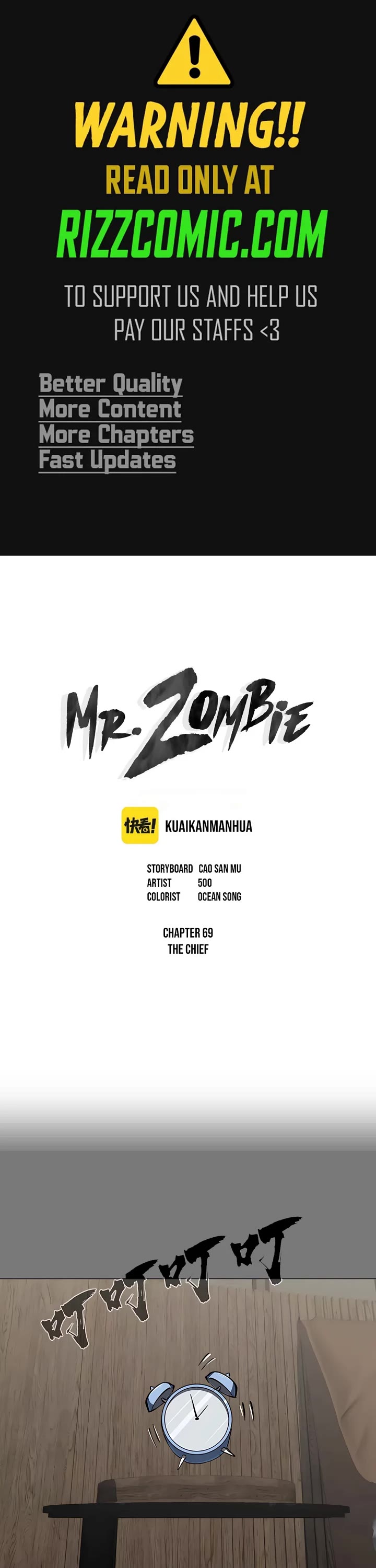 Mr. Zombie Chapter 69 page 1 - Chapter 69