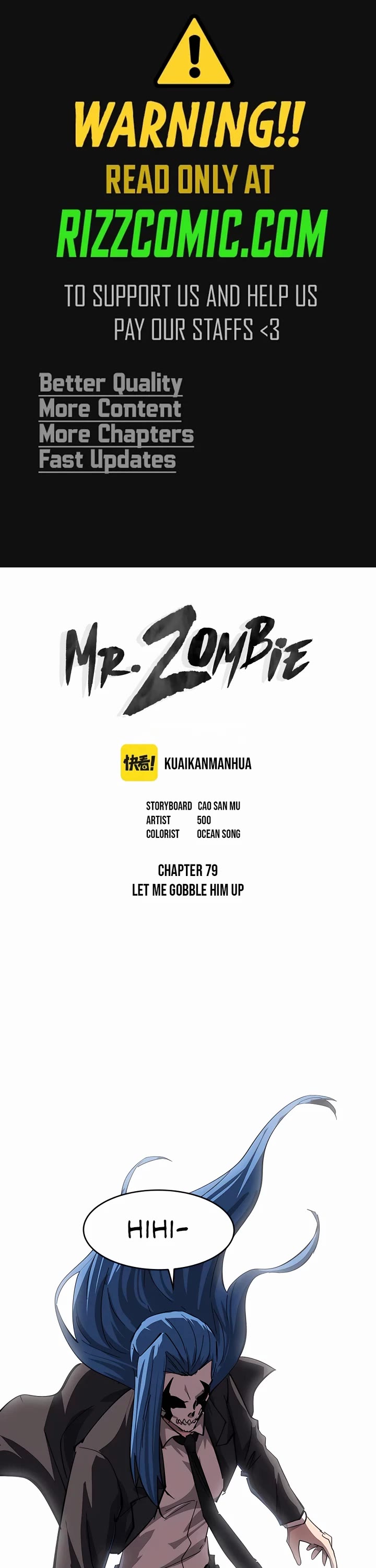 Mr. Zombie Chapter 79 page 1 - Chapter 79