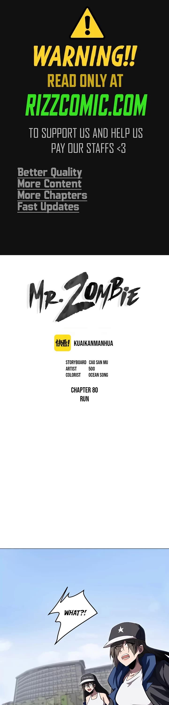Mr. Zombie Chapter 80 page 1 - Chapter 80