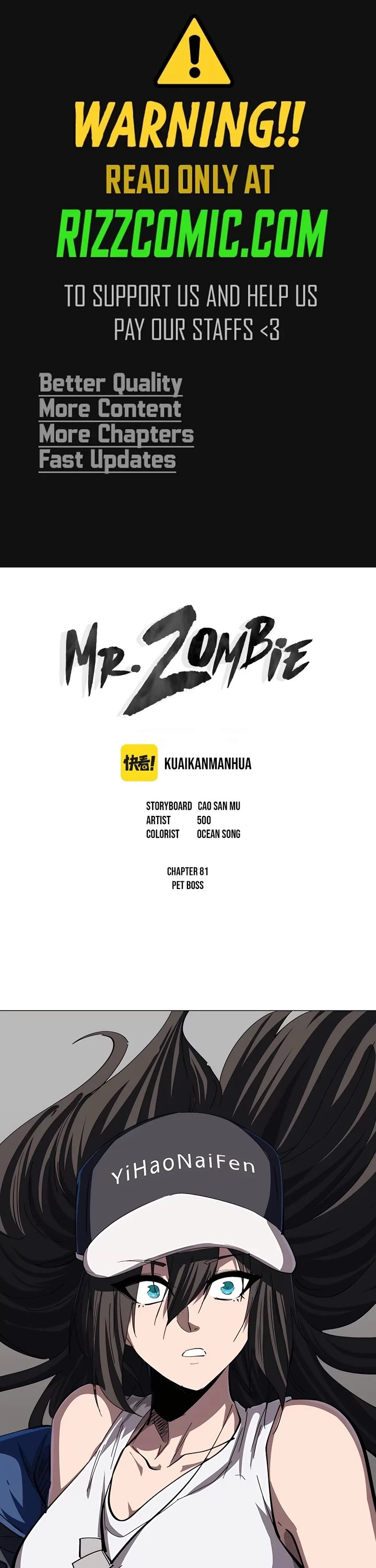 Mr. Zombie Chapter 81 page 1 - Chapter 81