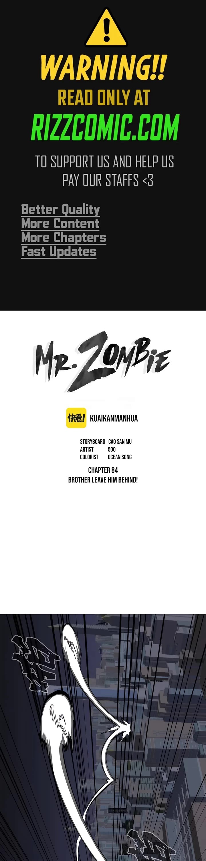 Mr. Zombie Chapter 84 page 1 - Chapter 84