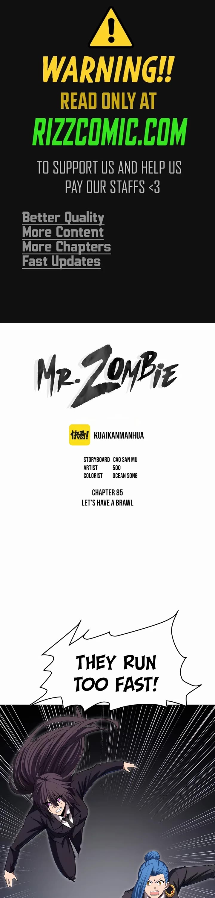 Mr. Zombie Chapter 85 page 1 - Chapter 85
