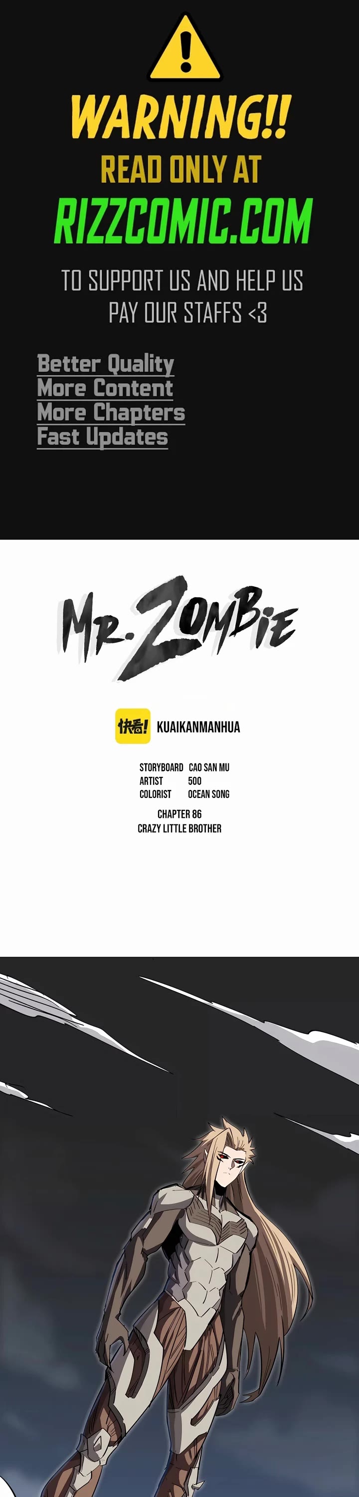 Mr. Zombie Chapter 86 page 1 - Chapter 86