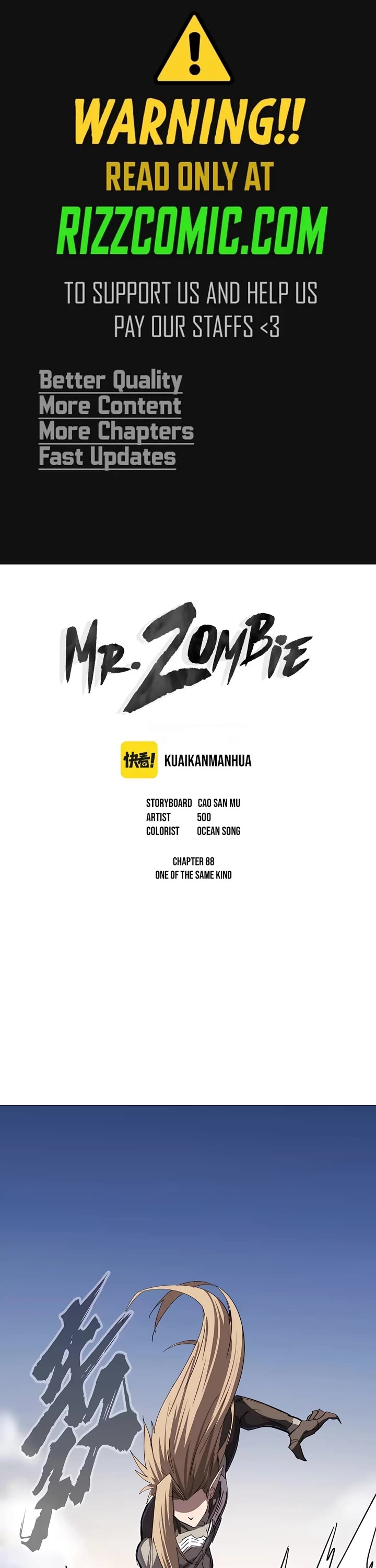 Mr. Zombie Chapter 88 page 1 - Chapter 88