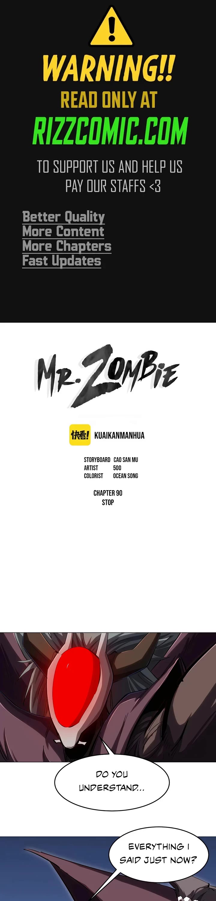 Mr. Zombie Chapter 90 page 1 - Chapter 90