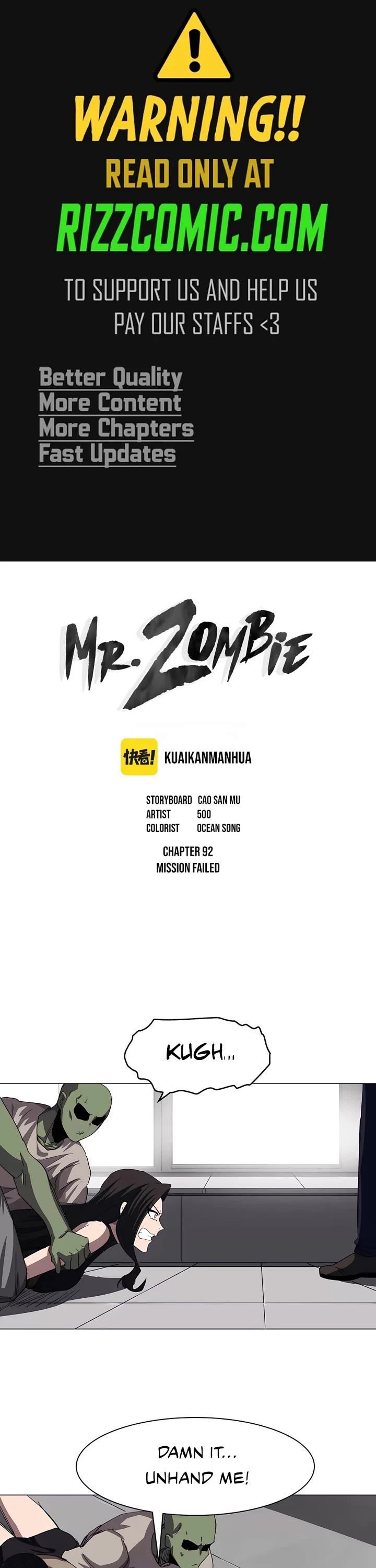 Mr. Zombie Chapter 92 page 1 - Chapter 92