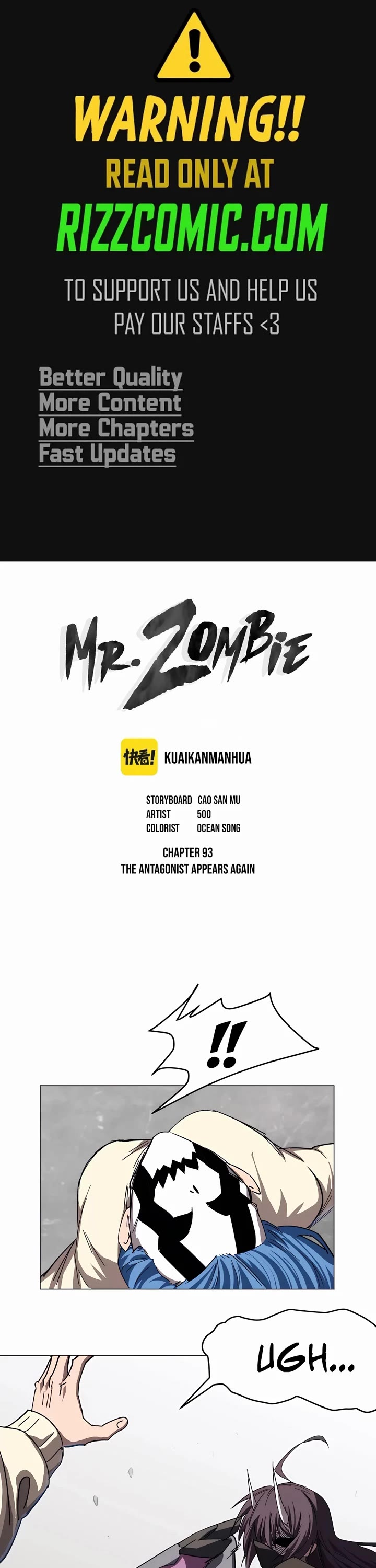 Mr. Zombie Chapter 93 page 1 - Chapter 93