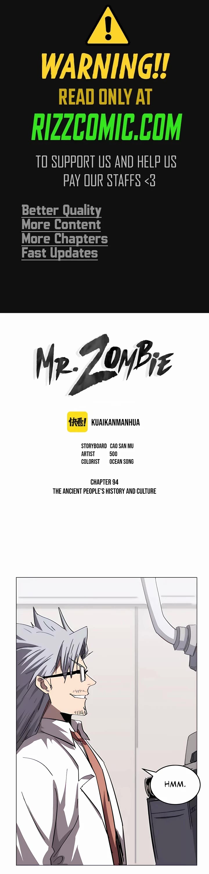 Mr. Zombie Chapter 94 page 1 - Chapter 94