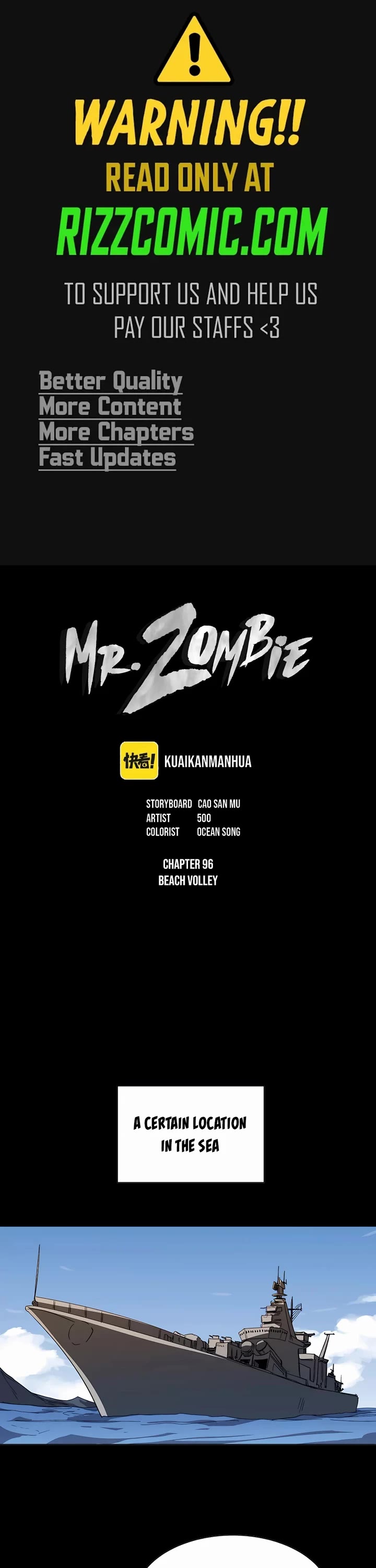 Mr. Zombie Chapter 96 page 1 - Chapter 96