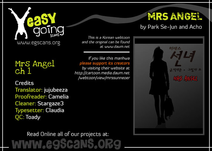Mrs Angel Chapter 1 page 1 - Chapter 1 : Mrs. Angel