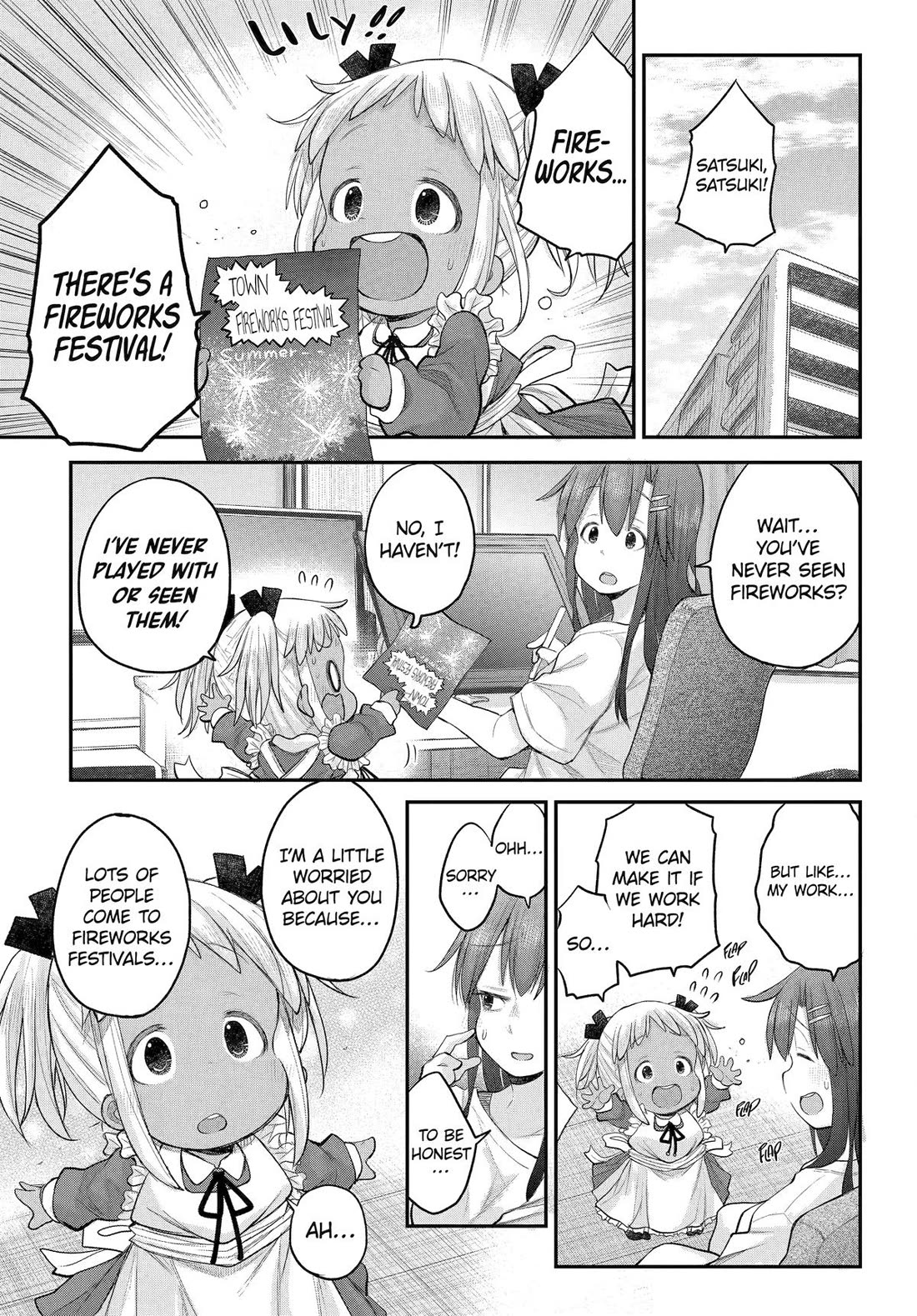 Ms. Corporate Slave Wants to be Healed by a Loli Spirit Chapter 123 page 9 - Chapter 123