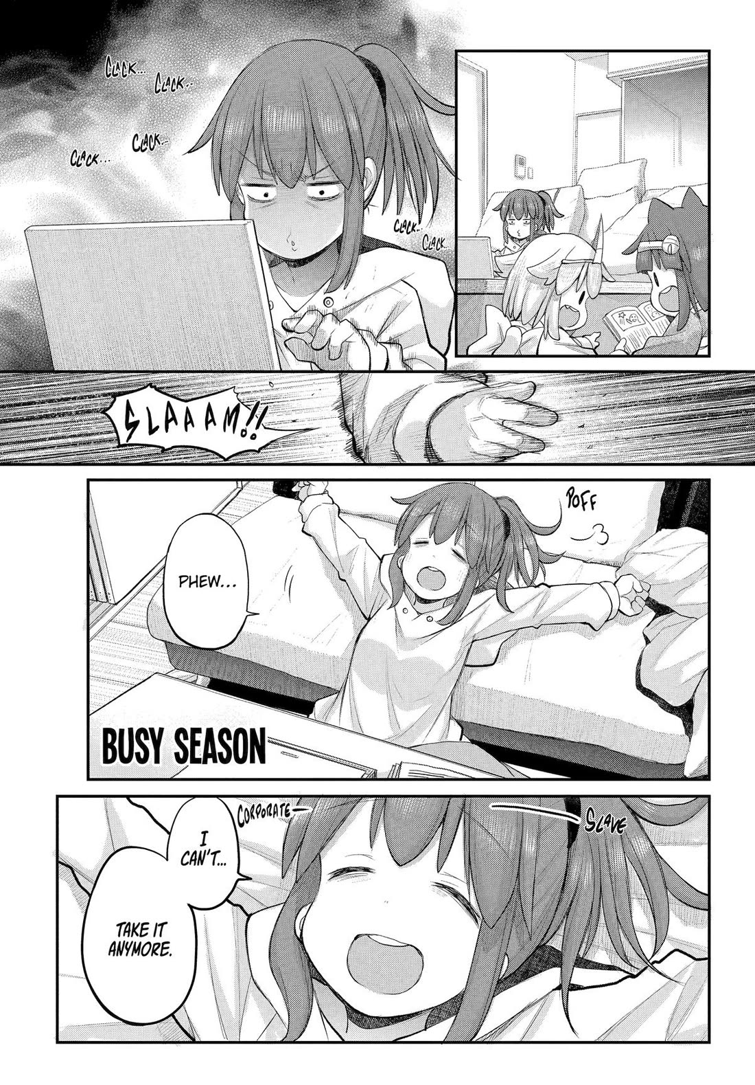 Ms. Corporate Slave Wants to be Healed by a Loli Spirit Chapter 133 page 1 - Chapter 133