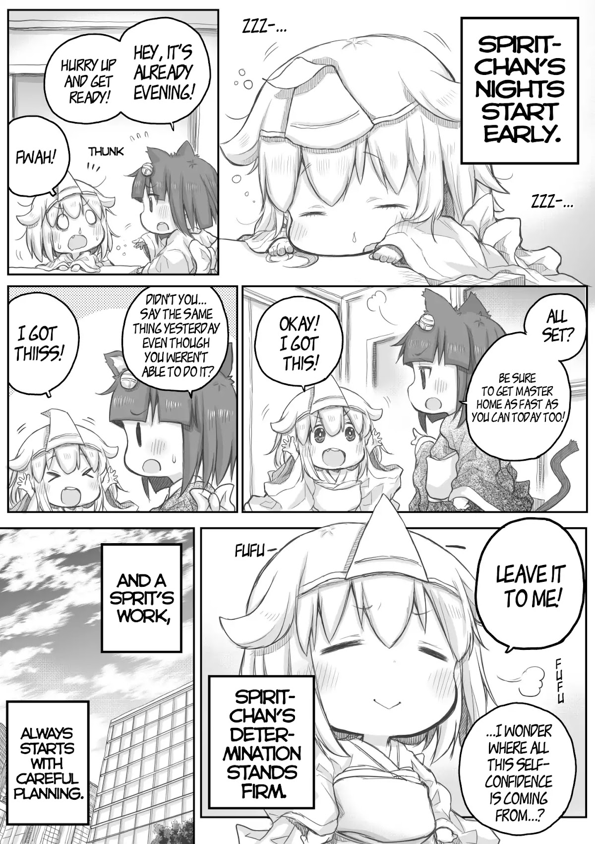 Ms. Corporate Slave Wants to be Healed by a Loli Spirit Chapter 19 page 1 - Chapter 19
