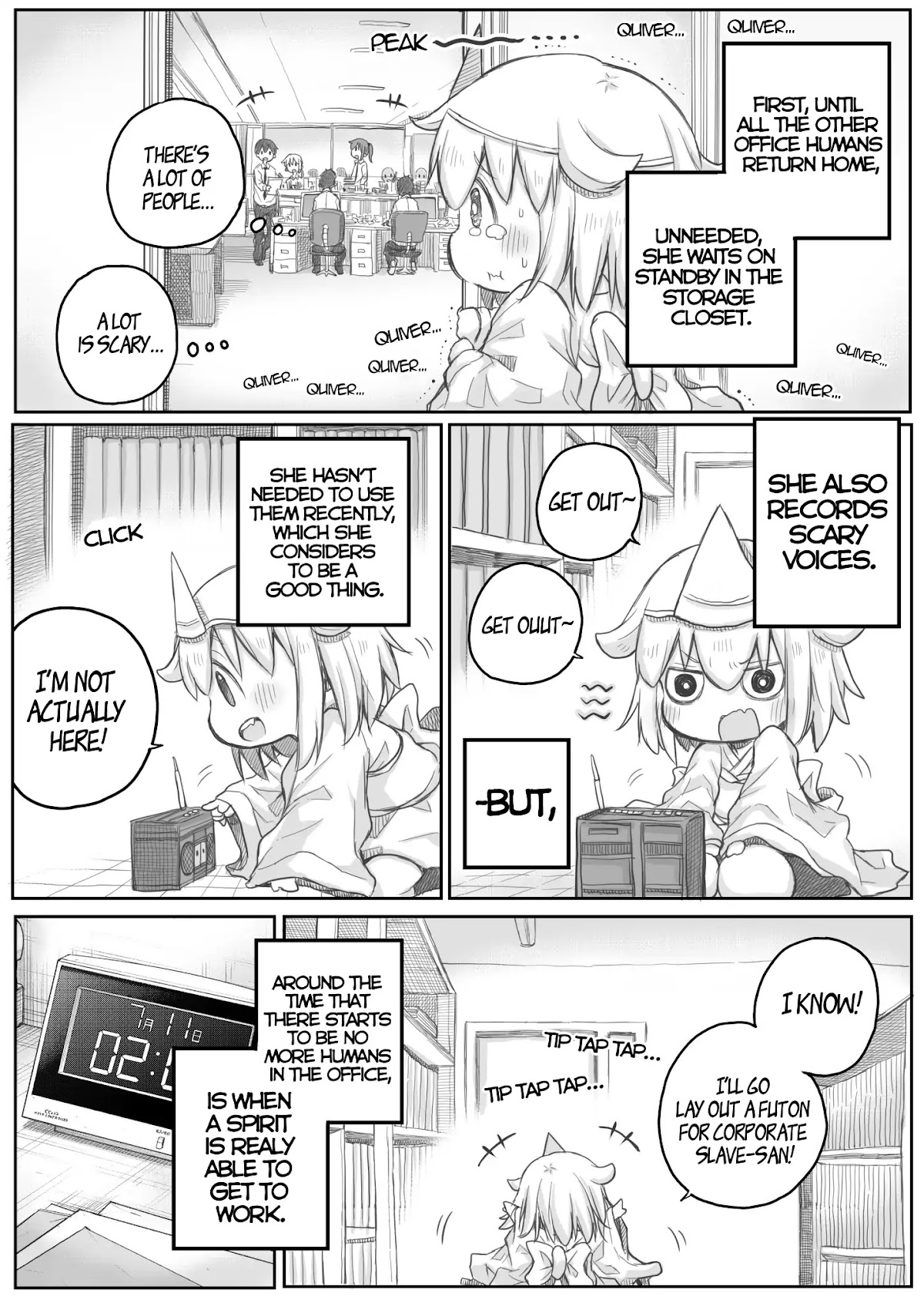 Ms. Corporate Slave Wants to be Healed by a Loli Spirit Chapter 19 page 2 - Chapter 19