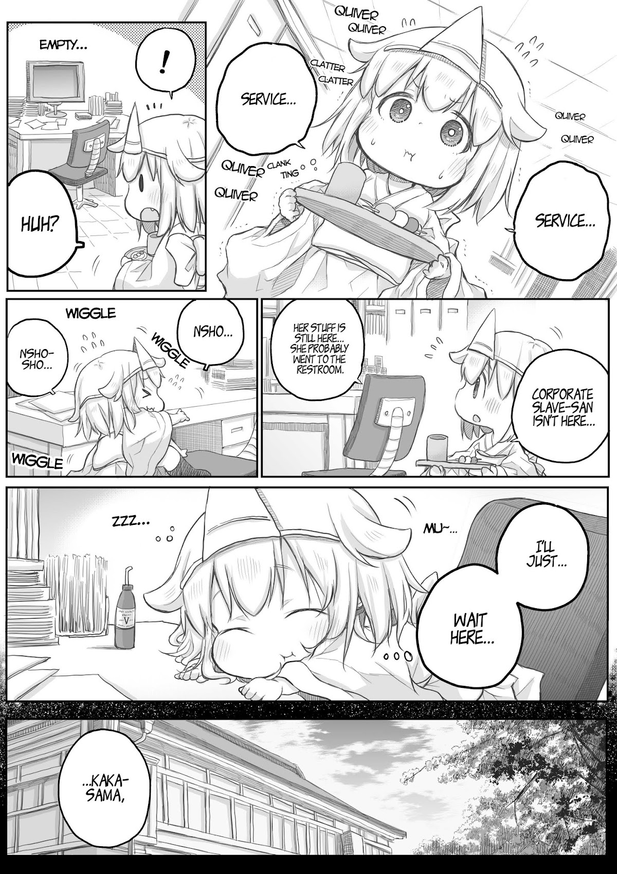 Ms. Corporate Slave Wants to be Healed by a Loli Spirit Chapter 21 page 1 - Chapter 21