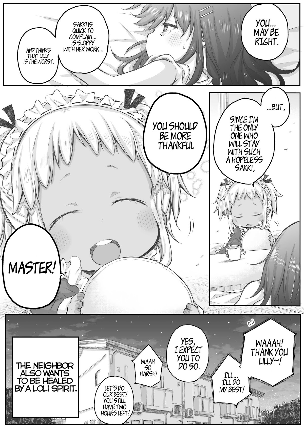 Ms. Corporate Slave Wants to be Healed by a Loli Spirit Chapter 26 page 4 - Chapter 26
