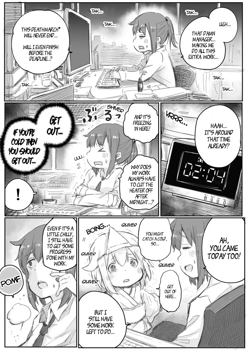 Ms. Corporate Slave Wants to be Healed by a Loli Spirit Chapter 3 page 1 - Chapter 3
