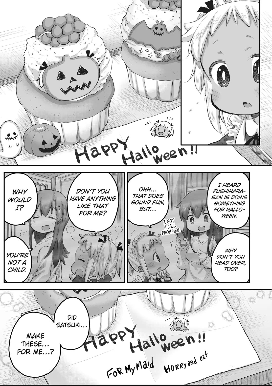 Ms. Corporate Slave Wants to be Healed by a Loli Spirit Chapter 31.5 page 3 - Chapter 31.5