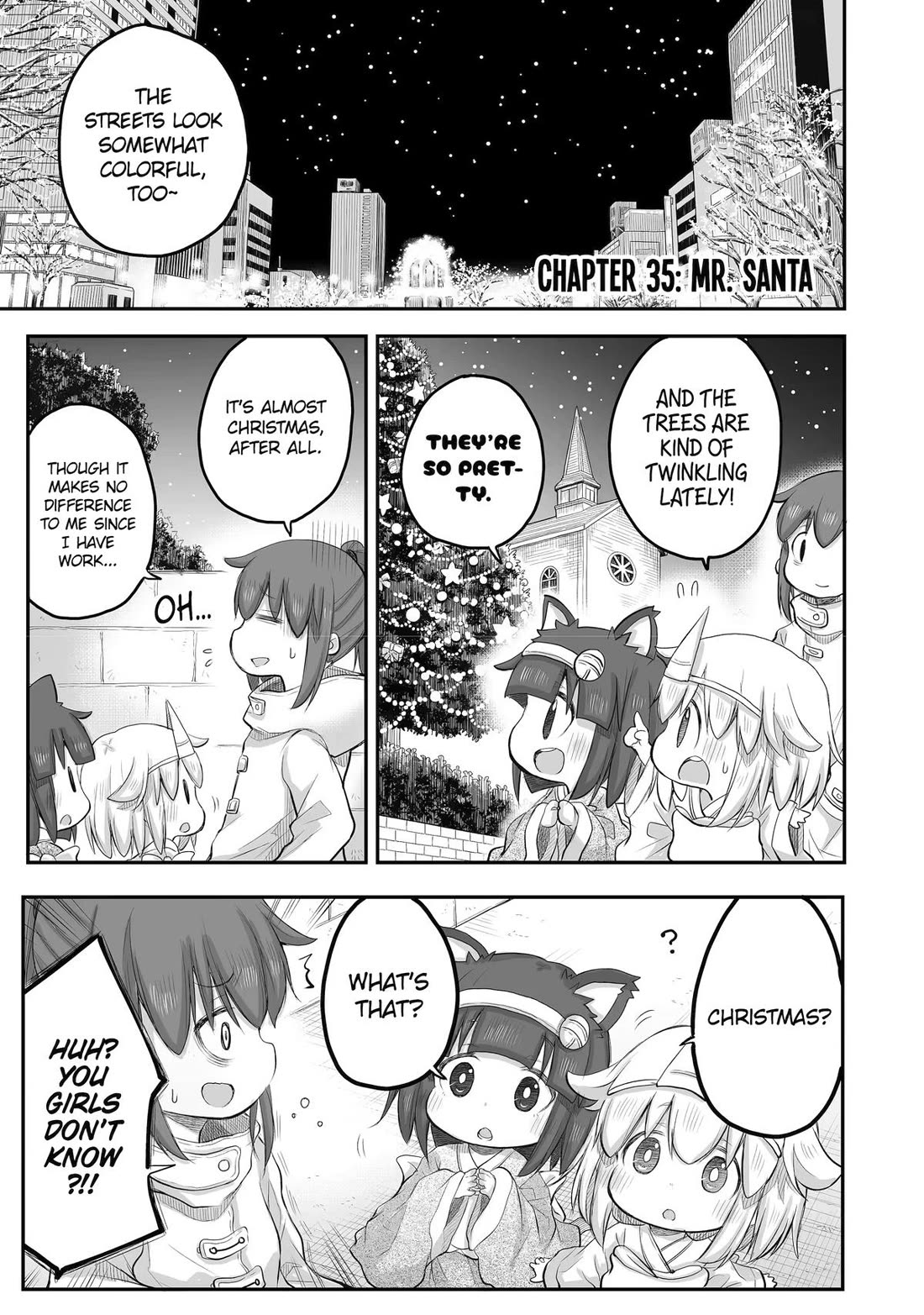 Ms. Corporate Slave Wants to be Healed by a Loli Spirit Chapter 35 page 1 - Chapter 35