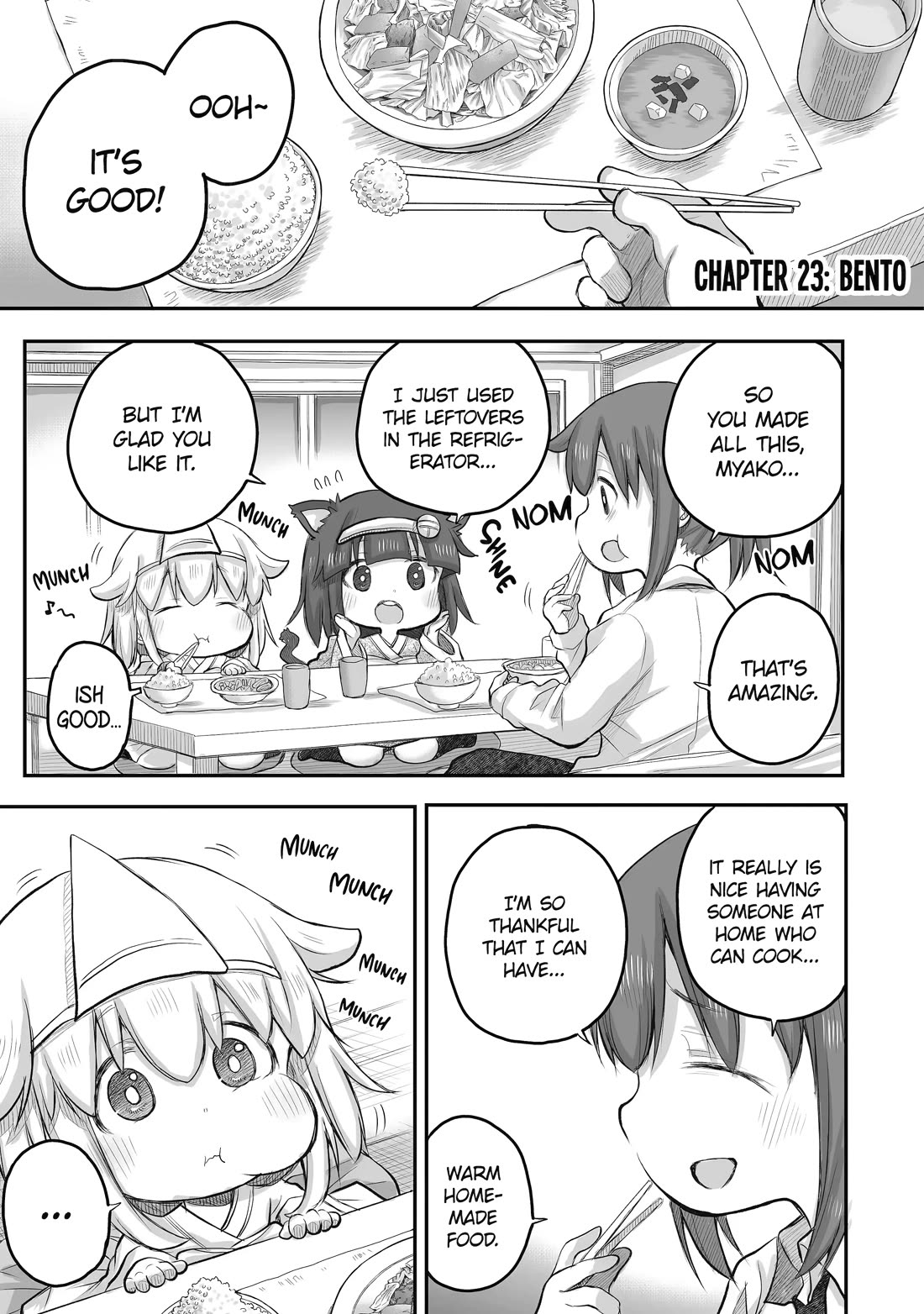 Ms. Corporate Slave Wants to be Healed by a Loli Spirit Chapter 38 page 1 - Chapter 38