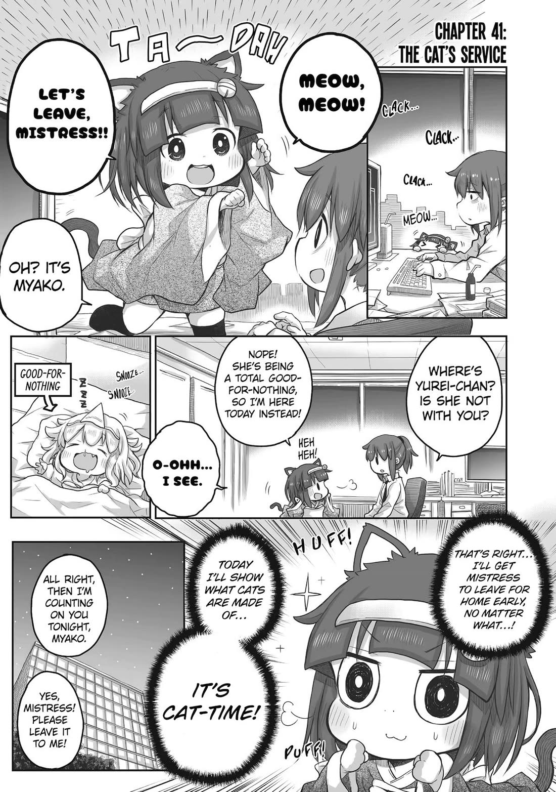 Ms. Corporate Slave Wants to be Healed by a Loli Spirit Chapter 41 page 1 - Chapter 41