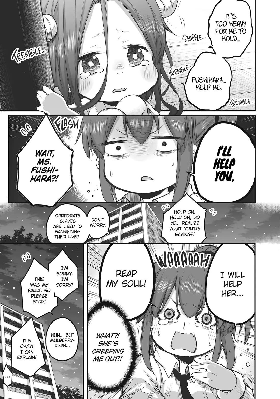 Ms. Corporate Slave Wants to be Healed by a Loli Spirit Chapter 47 page 10 - Chapter 47