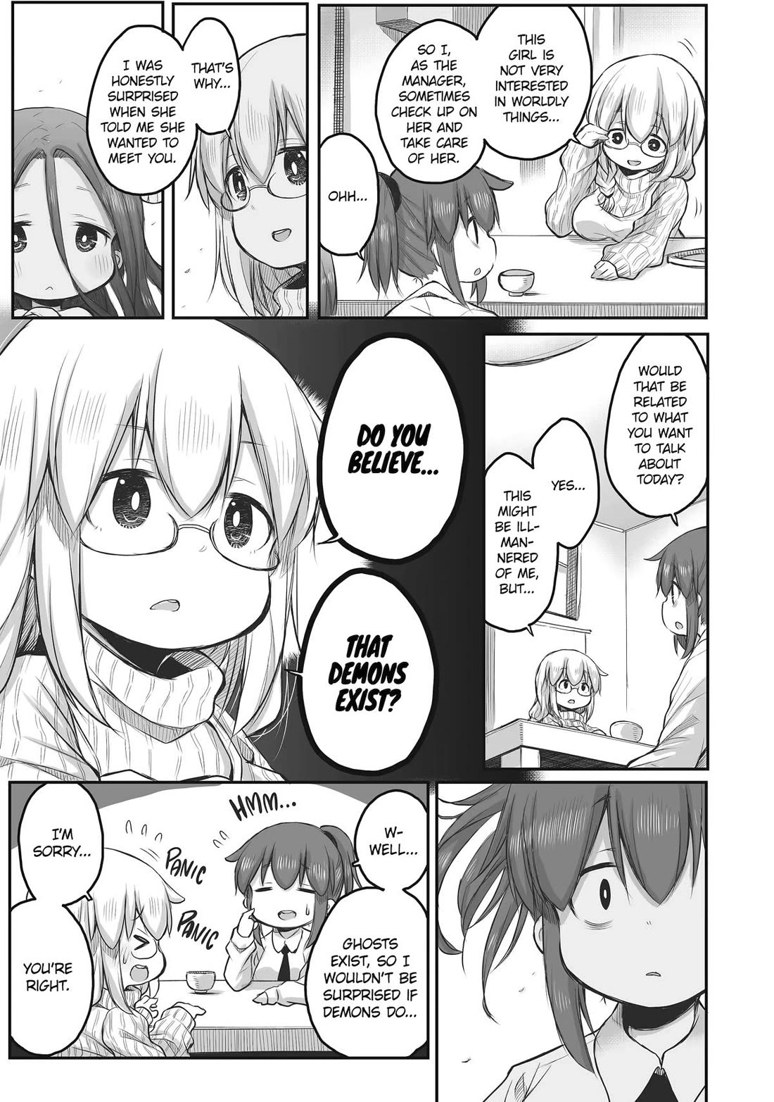 Ms. Corporate Slave Wants to be Healed by a Loli Spirit Chapter 47 page 4 - Chapter 47