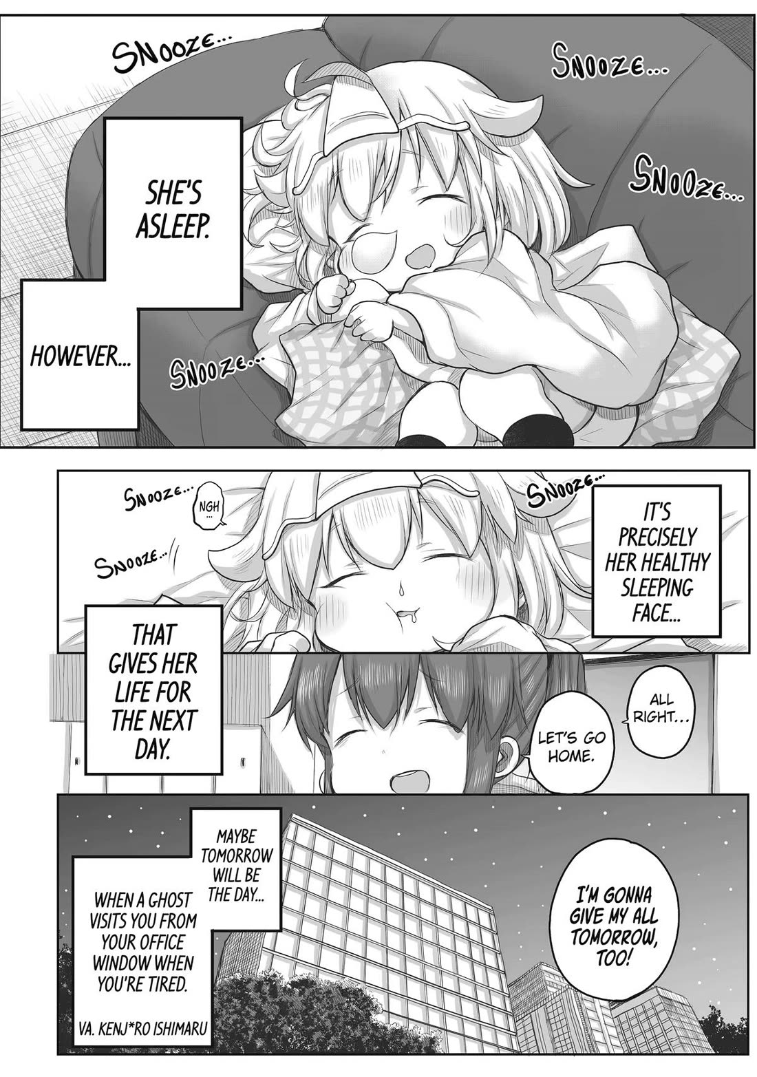 Ms. Corporate Slave Wants to be Healed by a Loli Spirit Chapter 48 page 4 - Chapter 48
