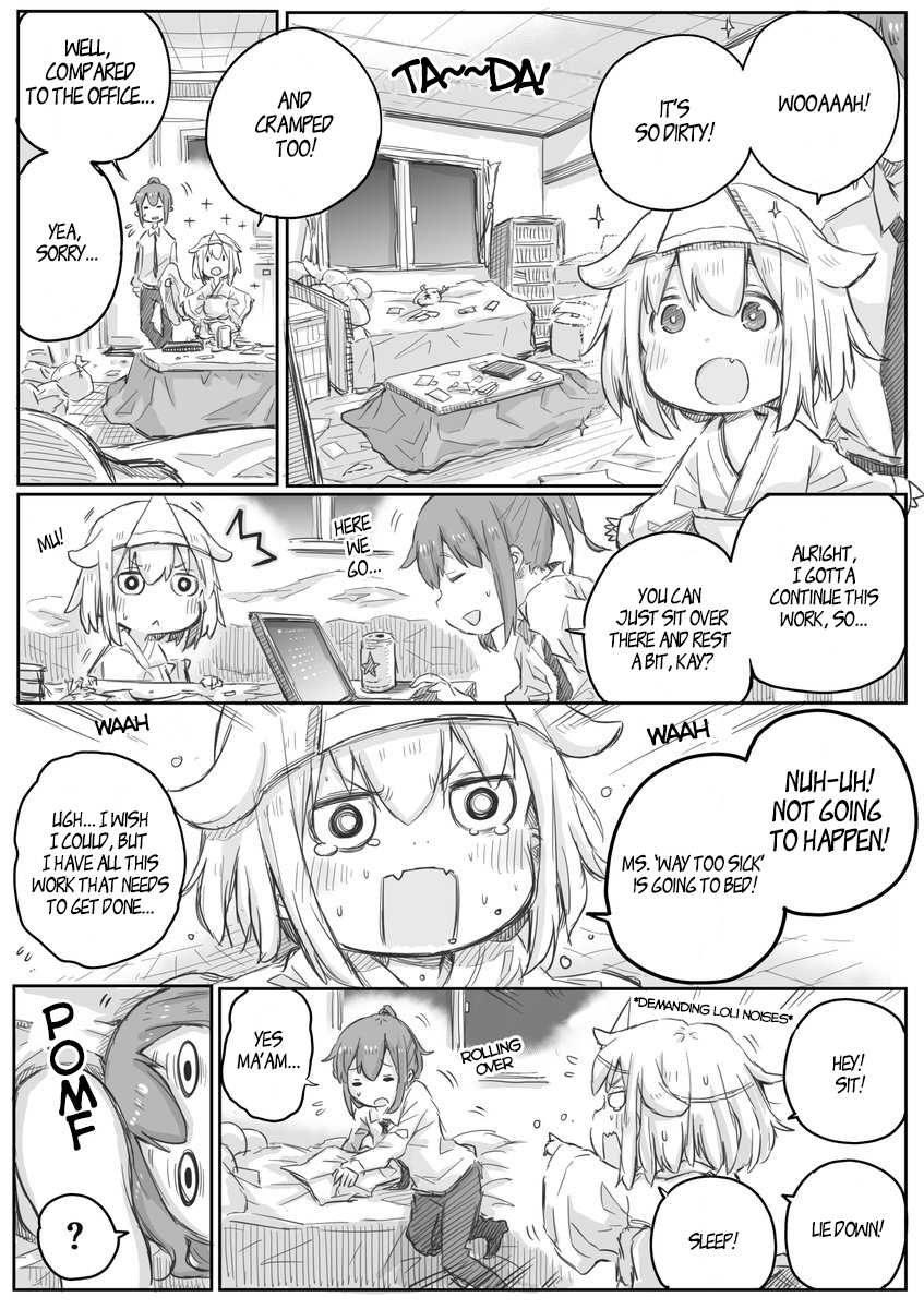 Ms. Corporate Slave Wants to be Healed by a Loli Spirit Chapter 5 page 1 - Chapter 5