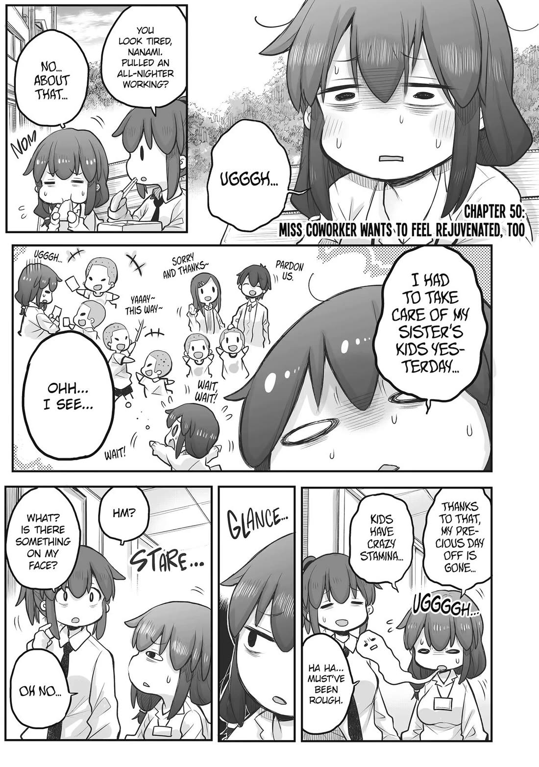 Ms. Corporate Slave Wants to be Healed by a Loli Spirit Chapter 50 page 1 - Chapter 50